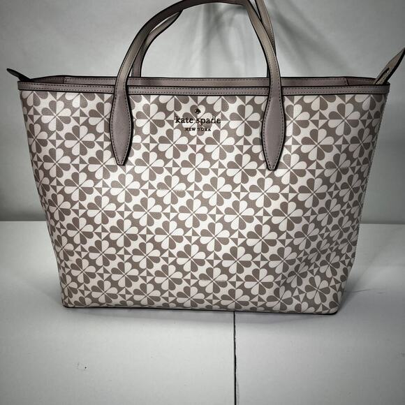 Kate Spade Hollie Spade Clover Geo Tote New